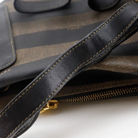 FENDI Pekan Backpack Daypack Brown PVC Women - Picture 7 of 12